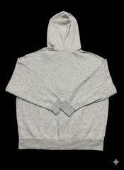Classic Heather Grey Zip-Up Hoodie